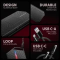 AXAGON EEM2-GAM Obudowa zewnętrzna aluminiowa USB-C 3.2 Gen 2 M.2 NVMe/SATA SSD Gaming 374233