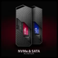 AXAGON EEM2-GAM Obudowa zewnętrzna aluminiowa USB-C 3.2 Gen 2 M.2 NVMe/SATA SSD Gaming 374236
