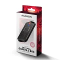 AXAGON EEM2-GAM Obudowa zewnętrzna aluminiowa USB-C 3.2 Gen 2 M.2 NVMe/SATA SSD Gaming 374239