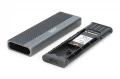 Digitus Obudowa USB 3.1 Typ C na dysk SSD M.2 NVMe 10 Gbps + SATA 6 Gbps aluminiowa, beznarzędziowa 374273