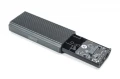 Digitus Obudowa USB 4.0 Typ C na dysk SSD M.2 NVMe 40 Gbps aluminiowa, beznarzędziowa 374282
