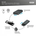 Digitus Obudowa USB 4.0 Typ C na dysk SSD M.2 NVMe 40 Gbps aluminiowa, beznarzędziowa 374286