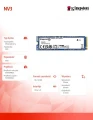 Kingston Dysk SSD NV3 4TB M.2 2280 PCI-e 4.0 NVMe 6000/5000 374322