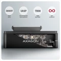 AXAGON ADSA-FPX Adapter USB-C 10Gbps SATA 6G 2.5/3.5 cala SSD/HDD FASTPORT X, w tym zasilacz, 60cm USB-C/USB-A kabel 374326