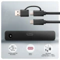 AXAGON ADSA-FPX Adapter USB-C 10Gbps SATA 6G 2.5/3.5 cala SSD/HDD FASTPORT X, w tym zasilacz, 60cm USB-C/USB-A kabel 374327