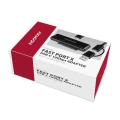 AXAGON ADSA-FPX Adapter USB-C 10Gbps SATA 6G 2.5/3.5 cala SSD/HDD FASTPORT X, w tym zasilacz, 60cm USB-C/USB-A kabel 374329