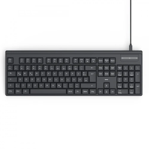 Hama Klawiatura CK-100 przewodowa Czarna