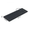 Hama Klawiatura CK-100 przewodowa Czarna 374335