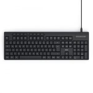 Hama Klawiatura CK-200 przewodowa Czarna