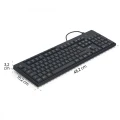 Hama Klawiatura CK-200 przewodowa Czarna 374341
