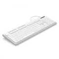 Hama Klawiatura CK-200 przewodowa Biała 374350