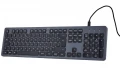 Hama Klawiatura CK-400 przewodowa Czarno-szara 374352