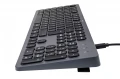 Hama Klawiatura CK-400 przewodowa Czarno-szara 374356