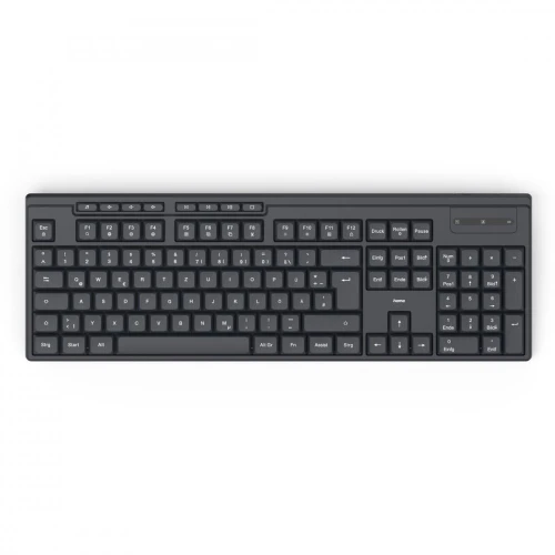 Hama Klawiatura WK-200 bezprzewodowa Czarna