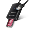 AXAGON ADM2-AM Adapter USB3.2 Gen 2 M.2 NVMe/SATA SSD 10Gbps kabel USB-A 10cm 374492