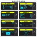 AXAGON EEM2-SD2 Obudowa zewnętrzna aluminiowa bezśrubowa USB-A/C 3.2 Gen2 M.2 NVMe/SATA wyświetlacz LED, szary 374570