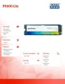 GOODRAM Dysk SSD PX600 Lite 256GB M.2 Gen4x4 NVMe 2280 3400/2000MB/s 374595