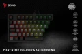 Savio Klawiatura mechaniczna STYX Outemu Red Hot Swap RGB 374617