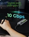 IcyBox Obudowa dysku IB-1826MCL-CU31 M.2 NVMe i SATA obudowa, RGB lighting, USB 3.2 Gen 2, 10 Gbps 374820