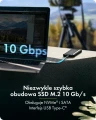IcyBox Obudowa M.2 NVMe i SATA USB 3.2 Gen 2, 10 Gbit/s IB-1827MCP-C31 374844