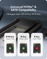 IcyBox Obudowa M.2 NVMe i SATA USB 3.2 Gen 2, 10 Gbit/s IB-1827MCP-C31 374845