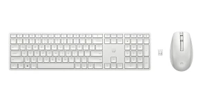 HP Inc. Zestaw klawiatura i mysz 650 bezprzewodowy biały 4R016AA#ABB