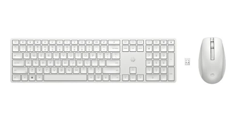 HP Inc. Zestaw klawiatura i mysz 650 bezprzewodowy biały 4R016AA#ABB