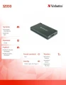 Verbatim Dysk Metal Mini SSD 512GB USB-C 32030 375005