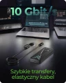 IcyBox Obudowa dysku IB-1805ML-CU31 NVMe M.2 SSD, RGB oświetlenie 375031