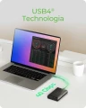 IcyBox Obudowa SSD IB-1920M-C42 NNVMe SSD , USB4 GEN 3x2 (40GB) 375252