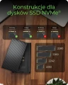 IcyBox Obudowa SSD IB-1920M-C42 NNVMe SSD , USB4 GEN 3x2 (40GB) 375256