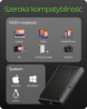 IcyBox Obudowa SSD IB-1920M-C42 NNVMe SSD , USB4 GEN 3x2 (40GB) 375257
