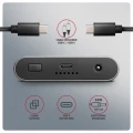 AXAGON EEM2-20GD Obudowa zewnętrzna aluminiowa USB-C 3.2 Gen2x2, Dual NVMe M.2 SSD 20gbps, Clone Master 375261