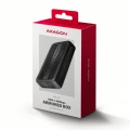 AXAGON EEM2-40G Obudowa zewnętrzna aluminiowa USB4 Gen 3x2 M.2 SSD NVMe 40Gbps chłodzenie pasywne, kabel USB-C, silikonowe etui 375312