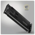AXAGON EEM2-SD2B Obudowa zewnętrzna aluminiowa bezśrubowa USB-A/C 3.2 Gen2 M.2 NVMe/SATA wyświetlacz LED, czarny 375492
