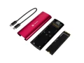 Natec Obudowa SSD zewnętrzna RHINO M.2 NVME USB-C 3.2 ruby red 375498