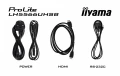 IIYAMA Monitor profesjonalny 55 cali LH5566UHSB-B1AG 4K, VA, A14, 800cd, 5000:1, 6,5ms,    2xHDMI, USB-C, RJ45, 2xUSB, 2x10W, WiFi, iiSignage2 4/32GB 375741
