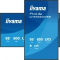 IIYAMA Monitor profesjonalny 55 cali LH5566UHSB-B1AG 4K, VA, A14, 800cd, 5000:1, 6,5ms,    2xHDMI, USB-C, RJ45, 2xUSB, 2x10W, WiFi, iiSignage2 4/32GB 375747