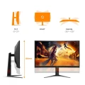 AOC Monitor 27 cali C27G4Z2 Curved VA 260Hz HDMIx2 DP HAS 376375