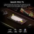 Corsair Klawiatura gamingowa Makr Pro 75 Carbon 376520