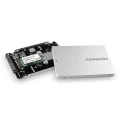 AXAGON RSS-M2SD Wewnętrzna obudowa 2.5" z interfejsem SATA do dysków SSD M.2 SATA, srebrny 376695