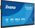 IIYAMA Monitor 75 cali TE7513A-B3AG INFRARED, 40pkt, IPS, 4K, 500cd, 1200:1, WiFi, USB, ANDROID 14, Google EDLA, 2x20W, uchwyt ścienny 376805