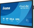 IIYAMA Monitor 75 cali TE7513A-B3AG INFRARED, 40pkt, IPS, 4K, 500cd, 1200:1, WiFi, USB, ANDROID 14, Google EDLA, 2x20W, uchwyt ścienny 376806