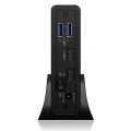 IcyBox Obudowa IB-382H-C31 2,5/3,5 HDD z wbudowanym HUB 1xUSB-C, 2xUSB -A,  12V2A 376879