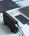 IcyBox Obudowa IB-382H-C31 2,5/3,5 HDD z wbudowanym HUB 1xUSB-C, 2xUSB -A,  12V2A 376881