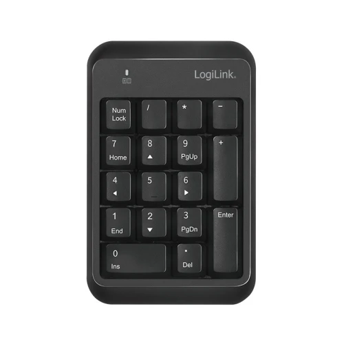 LogiLink Klawiatura numeryczna Bluetooth v5.1 czarna
