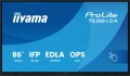 IIYAMA Monitor 86 cali TE8613A-B3AG INFRARED, 40pkt, IPS, 4K, 7H, 500cd/m2, WiFi, USB, ANDROID 14, Google EDLA, 2x20W, uchwyt śwcienny 377071