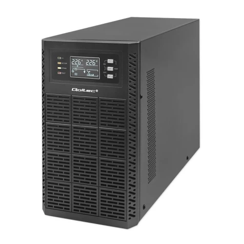 Zasilacz awaryjny UPS Qoltec 3kVA | 3000W | Power Factor 1.0 | LCD | EPO | USB | On-line - USZ OPAK