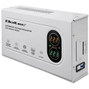 Qoltec Stabilizator napięcia AVR 3000VA | 1800W