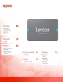 Lexar Dysk SSD NQ100 512GB SATA3 2.5 560/480MB/s 377266